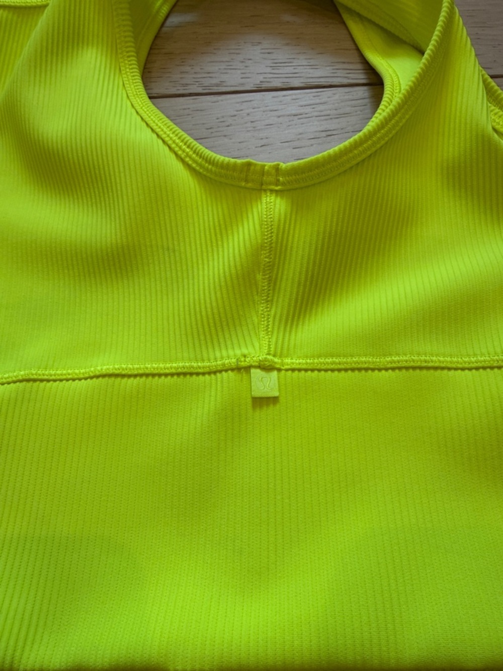 Lululemon Power Pivot Ribbed Tank in Highlight Yellow Size 8 - Picture 6 of 11
